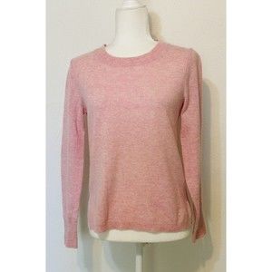 J. Crew Light Pink 100% Cashmere Sweater Size Medium